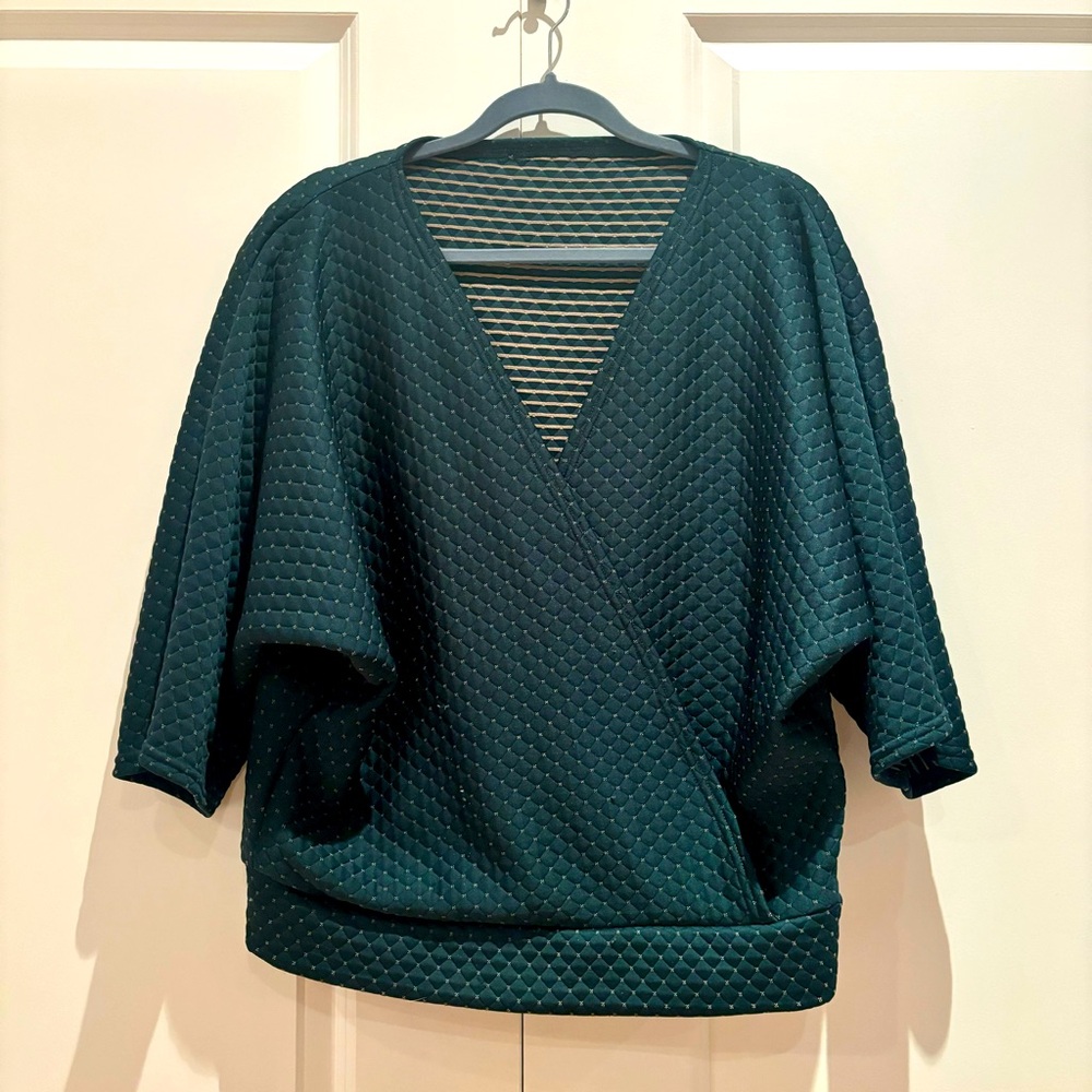 Surplice quilted top OOAK